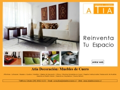 Muebles Art. de cuero Atia decoracion