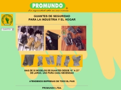 Promundo, Guantes Industriales de Goma.