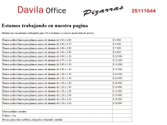 Pizarras Dávila Office