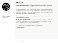 Pacto Producción y Diseño