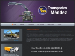 Transportes Méndez Arriendos de Camiones Plumas y Gruas