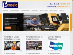 Tecnosic Arriendo de Plataformas en Altura y Grúas Horquillas