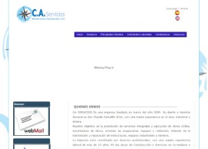 C.A. Servicios, Arriendo de Maquinarias