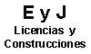 E Y J Licencias Y Construcciones