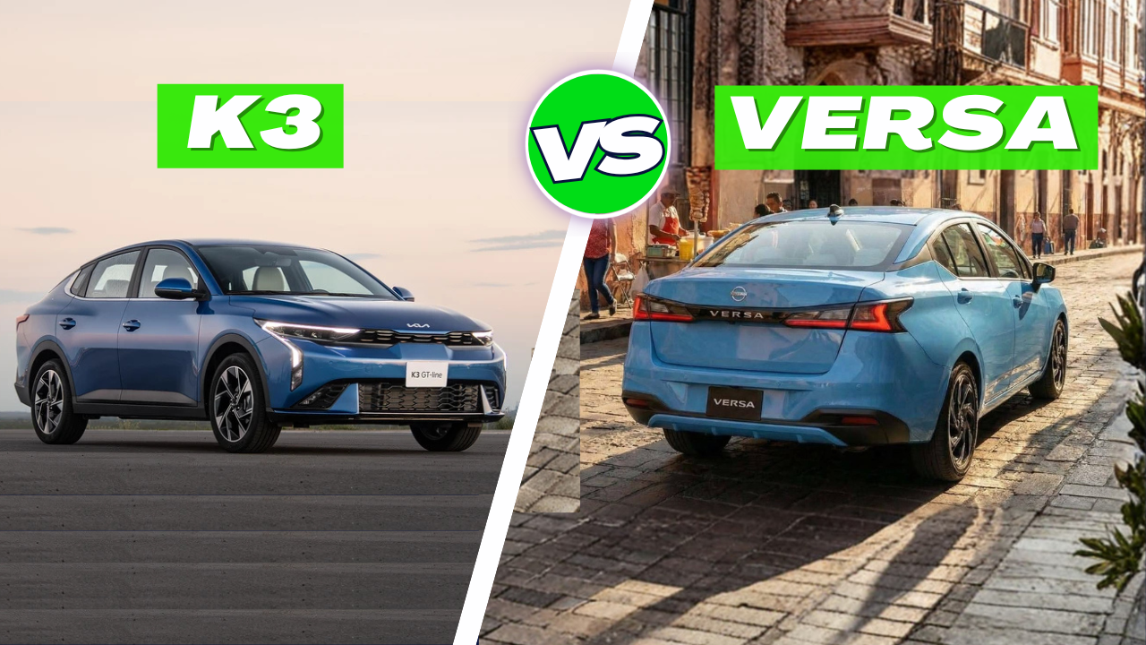 Nissan Versa vs Kia K3: cuál conviene comprar en México en 2026
