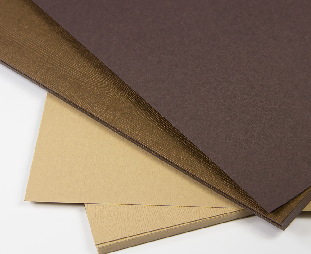 Is Wood Grain Card Stock Textured on Both Sides?