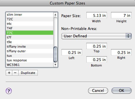 Mac print driver custom size document Mac print driver custom size document