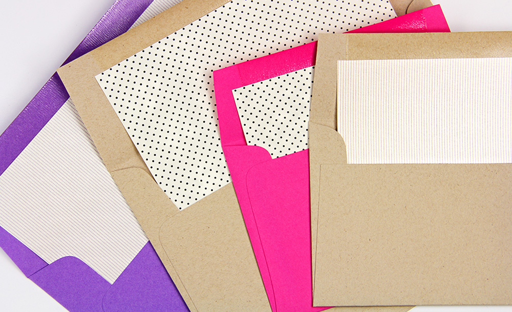 Sneak Peek Custom Printed Envelope Liners!