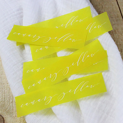 Canary Yellow Translucent Vellum 8 1/2 x 11, 30lb Colors Transparent