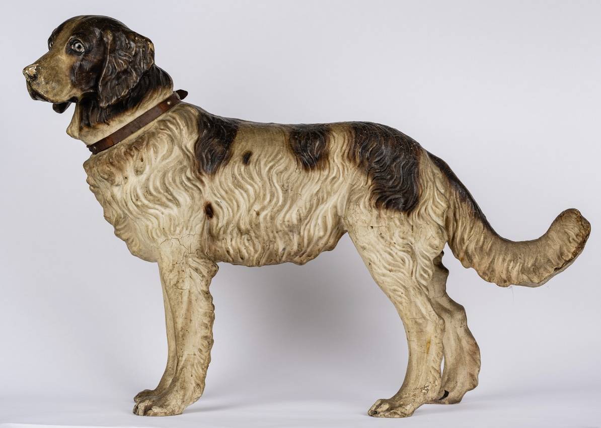 18th Century Papier-Mâché Spaniel
