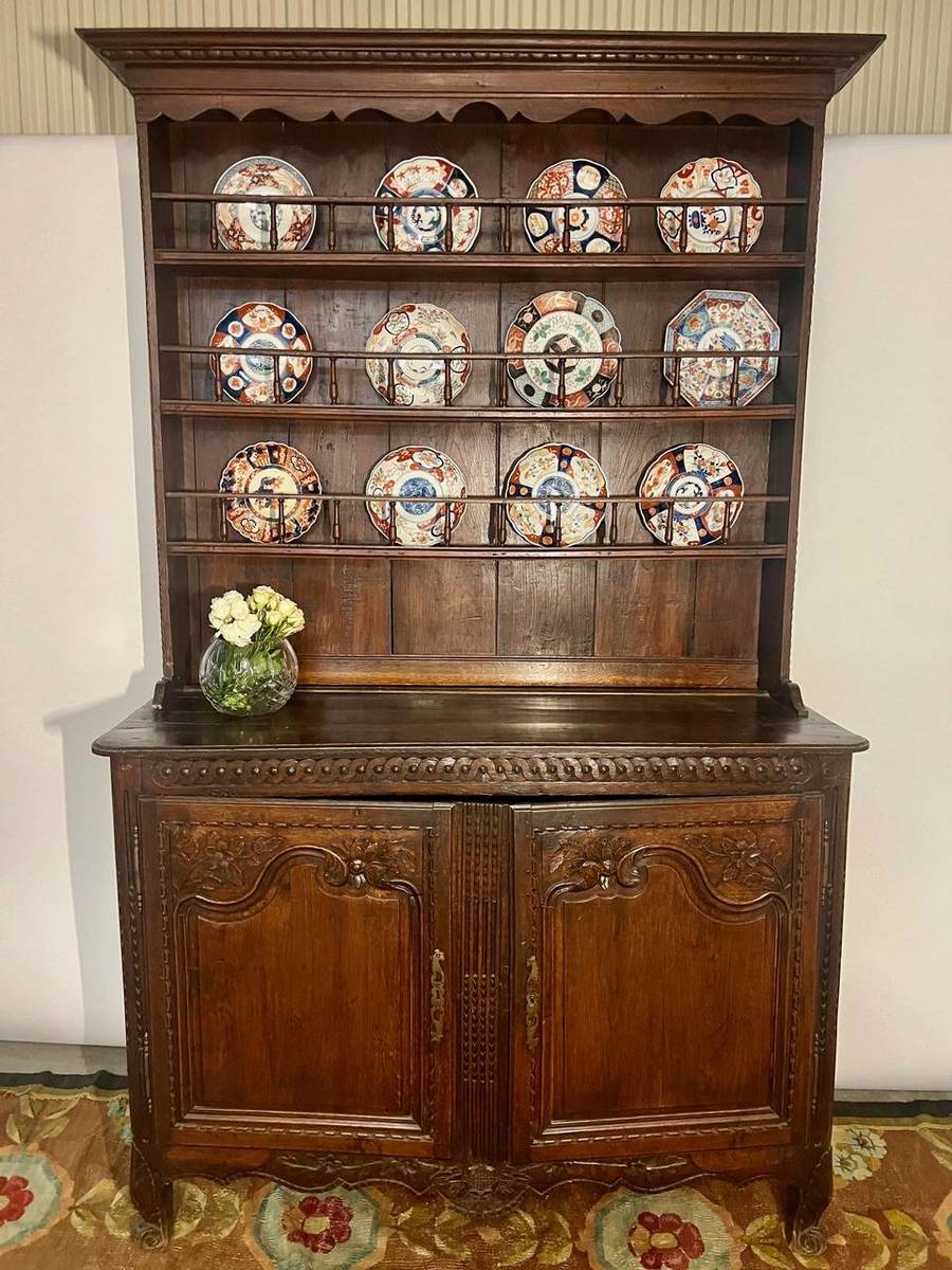 19th Century Vaiseller with Open and Closed Shelves