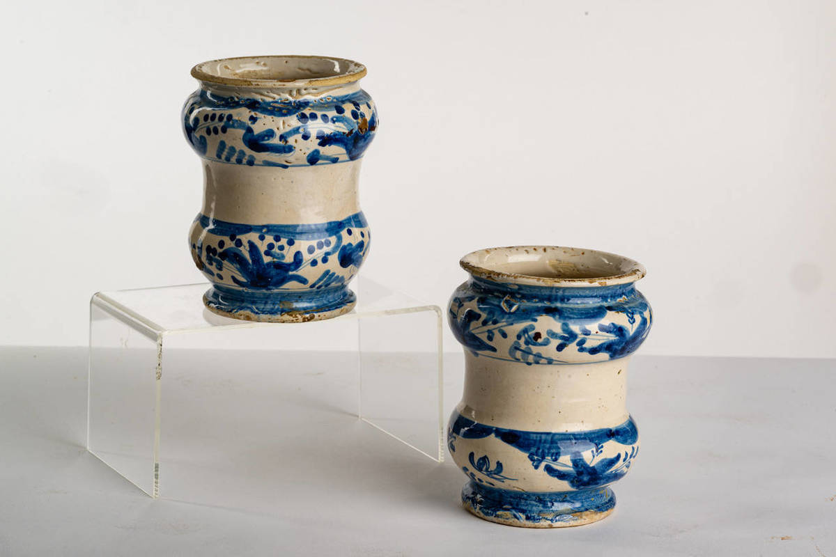 18th-Century Mallorcan Pottery Vases
