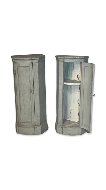 French Country Corner Cabinets