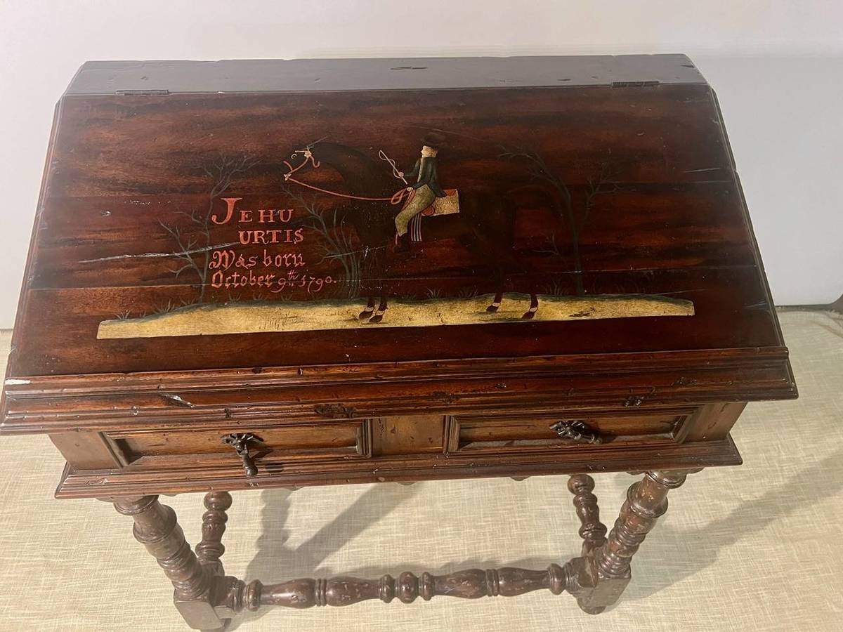 Modern Writing Desk with Old-World Charm