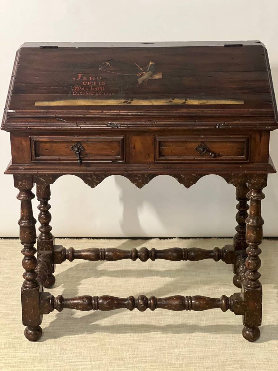 Modern Writing Desk with Old-World Charm