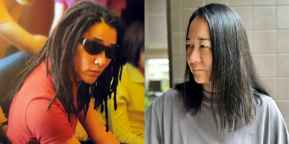 ドレッドヘアー時代の橋本さん、写真右は現在のサラツヤ髪|DJ DRAGON・MCドラゴンの橋本達史氏が開発。フルボ酸と高山植物エキスで、髪と頭皮環境をしっとり整える『EVEREST(エベレスト)』のノンシリコンシャンプーとトリートメント