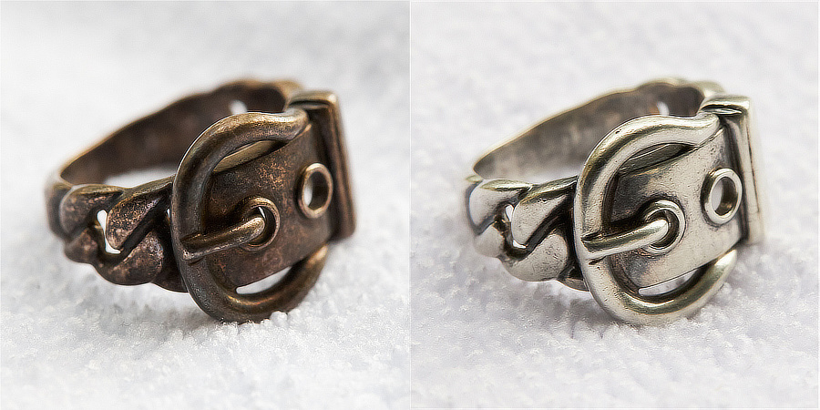 変色したシルバーのアクセサリーもピカピカに|白スニーカーも腕時計もフローリングもピッカピカ。みんなが夢中になる「お掃除バーム」|TOMIE