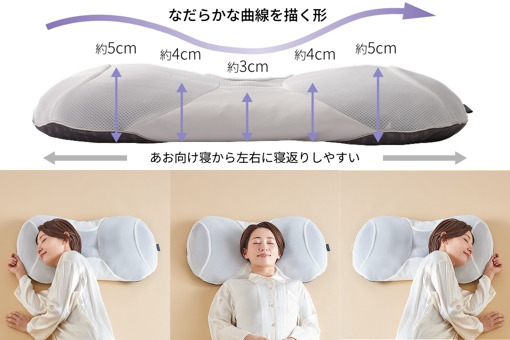 自然な寝返りが打てる。枕のプロ8人がこだわってつくった究極の枕|PRO-8(プロハチ)枕 ディーブレス