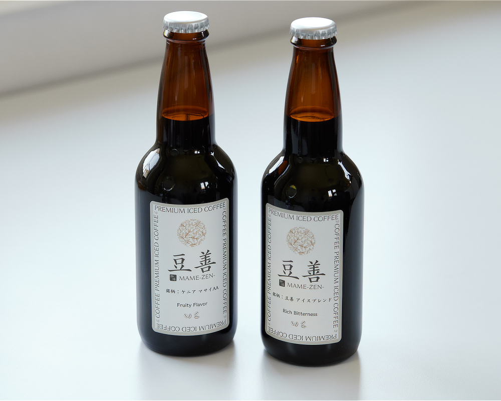 《アイスコーヒー 無糖 330ml×2種》スペシャルティコーヒー使用、ストレートで楽しむ「プレミアムアイスコーヒー」|Espresso Tokyo×豆善