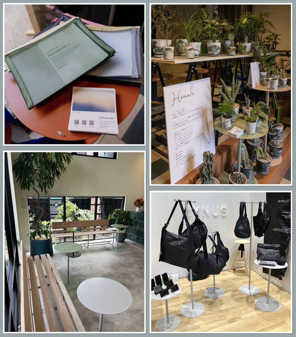 ショップや展示会のテーブルとしてはもちろん、「商品をディスプレイする」「カタログを置く」「消毒液を置く」など、実際の使い方はさまざま。｜おしゃれなアパレルショップの什器を手掛ける日本コパック株式会社によるお洒落なスチール家具『KIT（キット）』