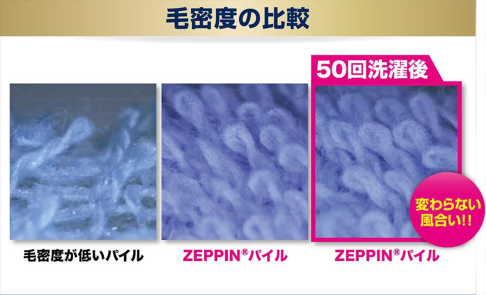 抗菌防臭・洗濯耐久性にすぐれており、洗濯機で丸洗い可能｜柔らかさと暖かさにこだわって、シンカーパイル編みで編み上げた、贅沢なパイルケット『ZEPPINパイル』（春秋冬寝具）