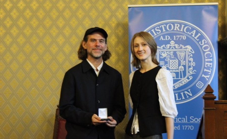 Bryce Dessner awarded the Samuel Beckett Medal from Trinity College Dublin