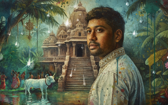 World premiere production of Krishna by John Tavener 