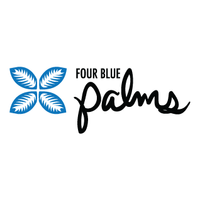 Four Blue Palms