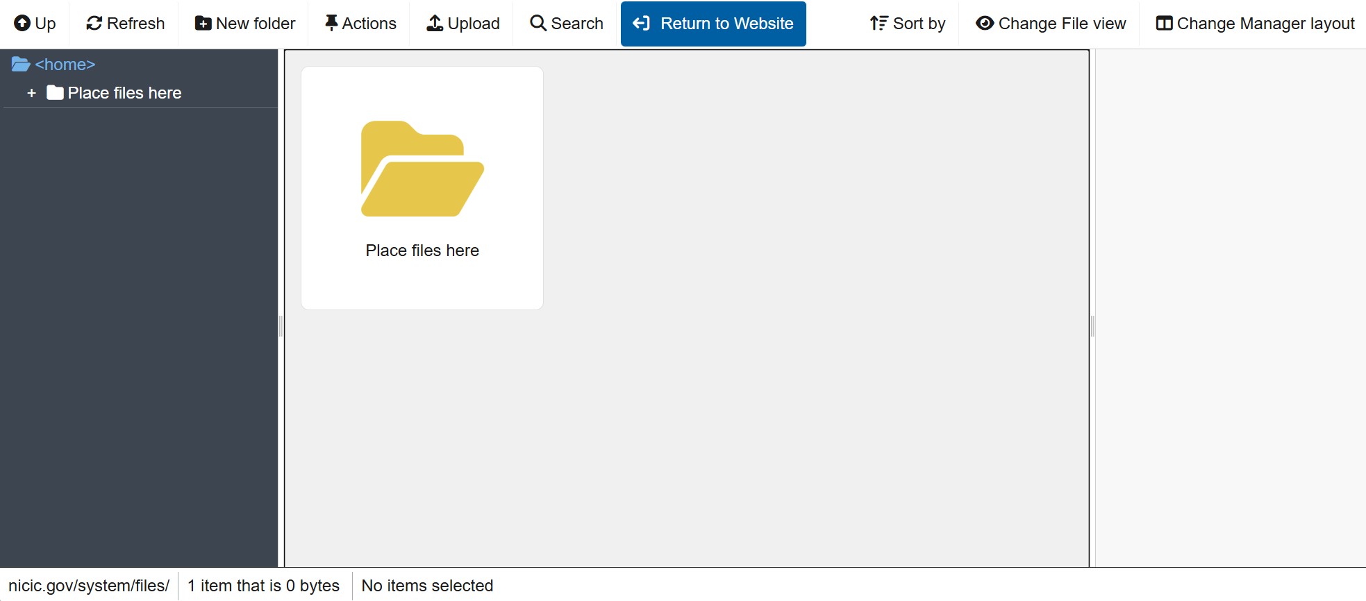 The File Drop Interface