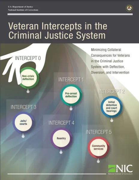document cover for Veteran Intercepts in the Criminal Justice System