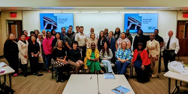 Working with women training class in Denton Texas 2025
