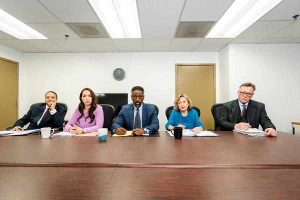 A probation review board looks at you as they sit across the table taking notes