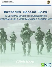 cover of Barracks Behind Bars publication