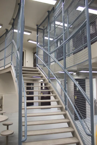 the inside of a correctional unit in a facility