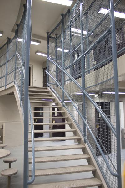the inside of a correctional unit in a facility