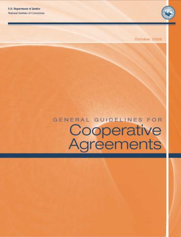 cover image for a N I C cooperative agreement, an orange document cover