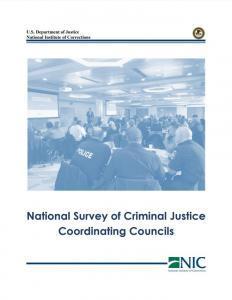 cover image National Survey of Criminal Justice Coordinating Councils