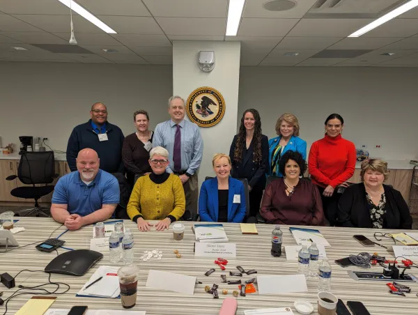 Lorie Brisbin and her class complete PREA Staff Sexual Misconduct Training