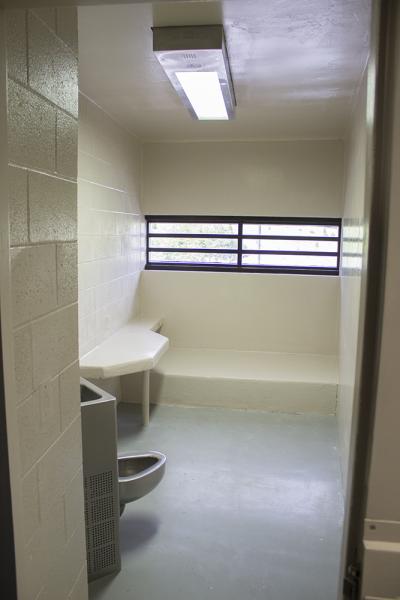 a solitary confinement prison cell