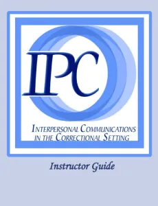 Cover logo for Interpersonal Communications in the Correctional Settings