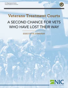 document cover for Veterans Treatment Courts: A Second Chance for Vets Who Have Lost Their Way