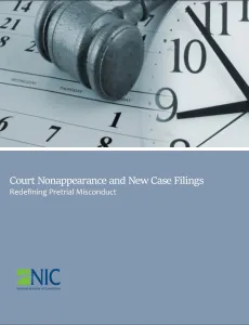 Cover of: court non appearance and new case filings, redefining pretrial misconduct