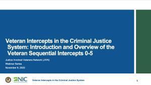 033669 veteran intercepts in the criminal justice system