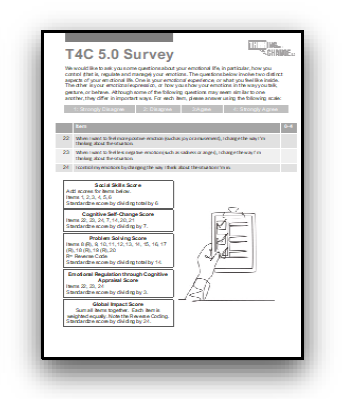 T4C 5.0 Survey preview