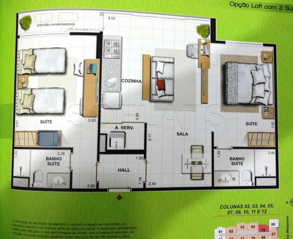 Flat Flat Verano Stay em Jacarepaguá, Rio De Janeiro (RJ) 2 Quartos