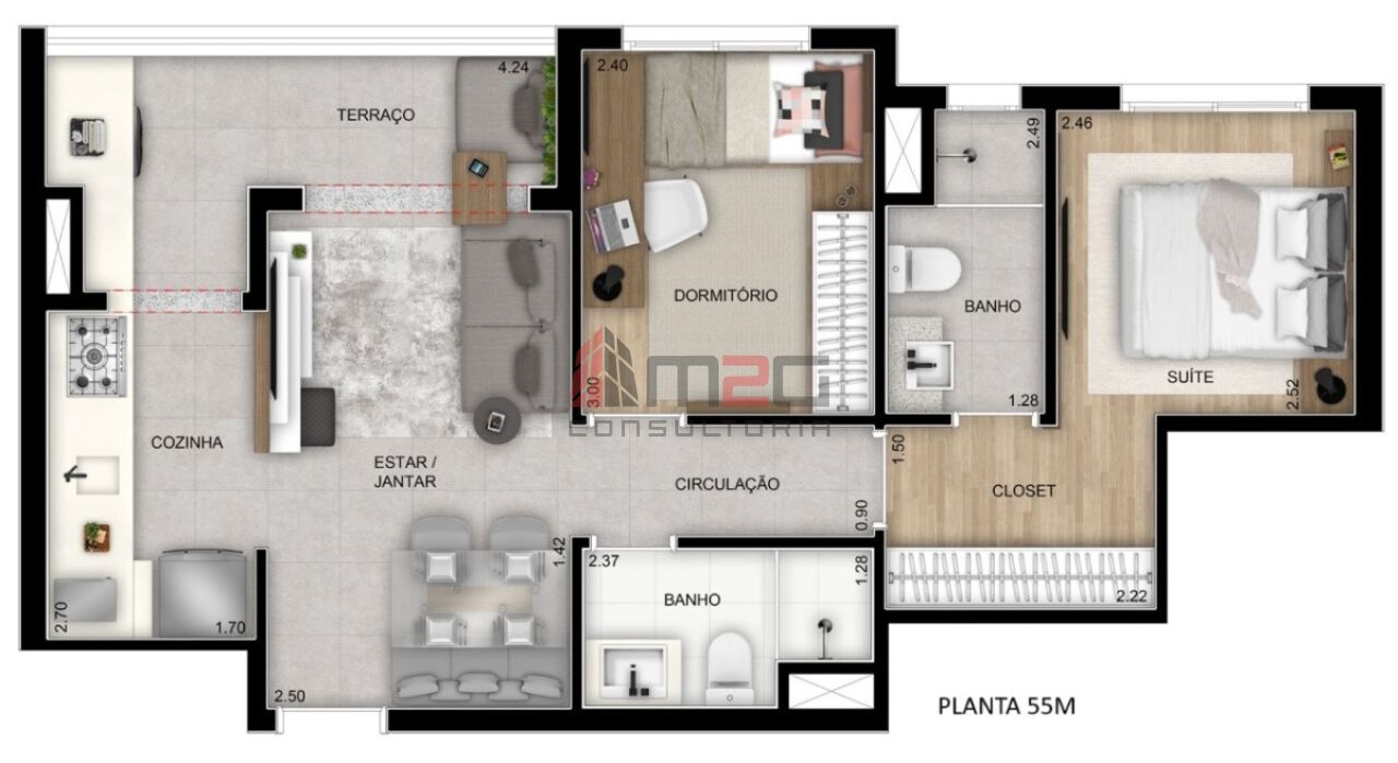 Apartamento para Venda - Vila Anastácio