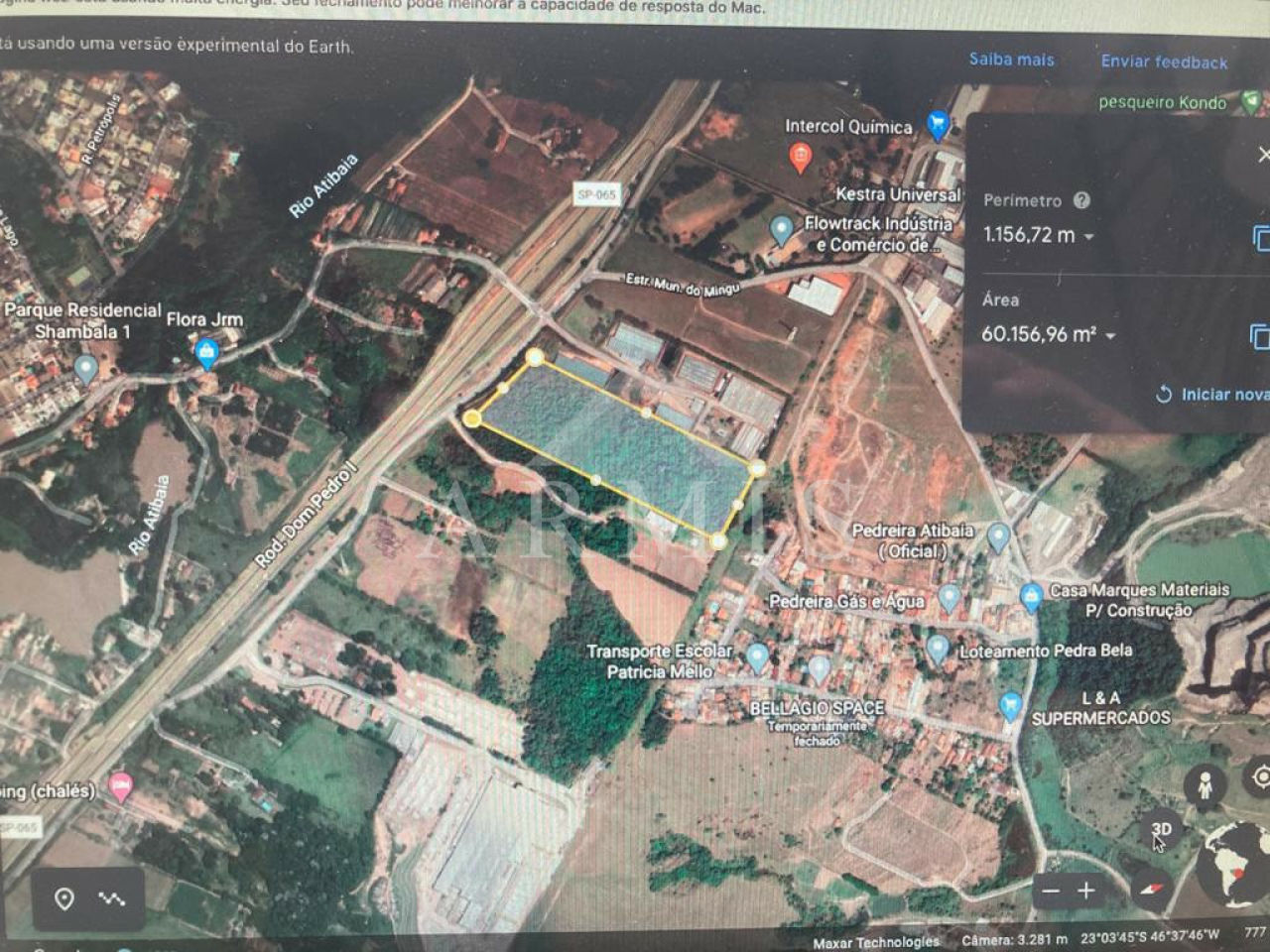 Área industrial e comercial na rodovia Dom Pedro l km 84 sentindo campinas de 60.000m2