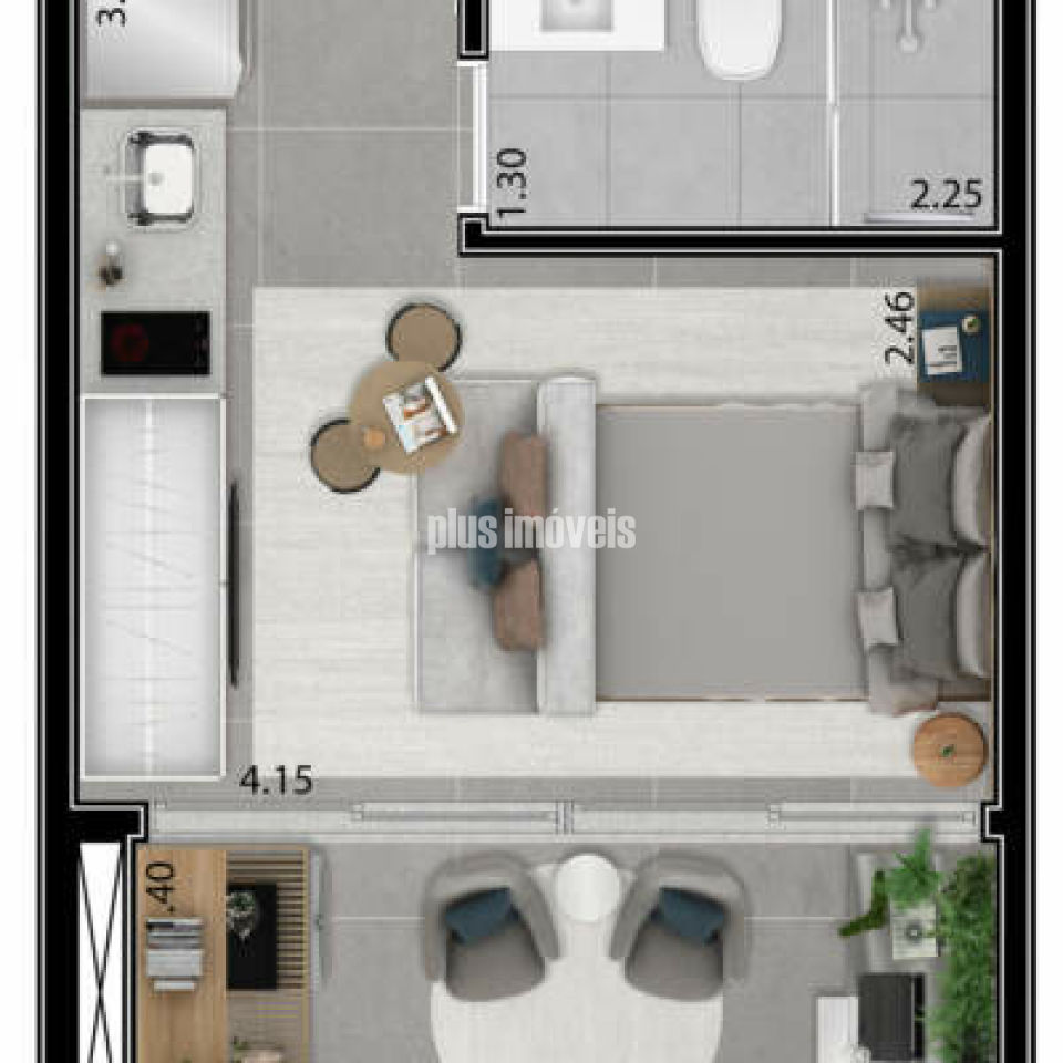 Apartamento, 1 quarto, 26 m² - Foto 5