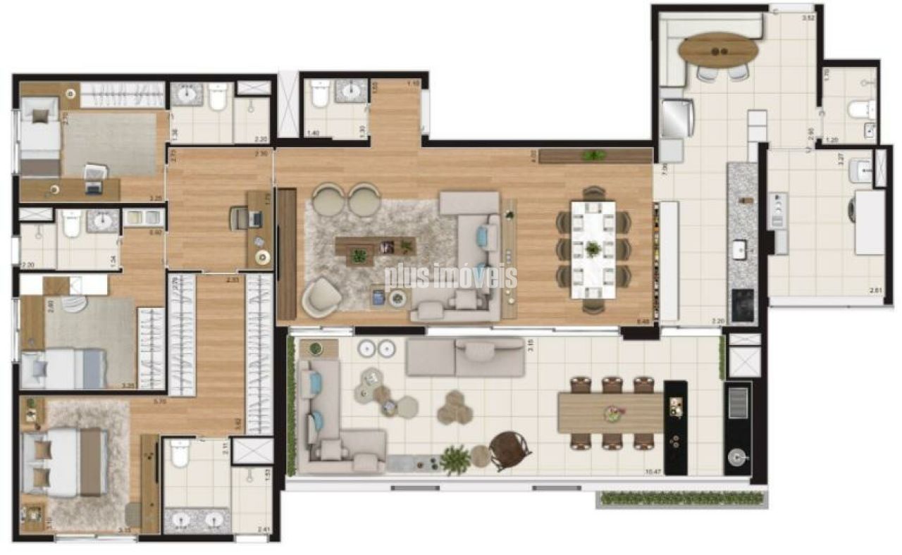 Apartamento, 3 quartos, 179 m² - Foto 10