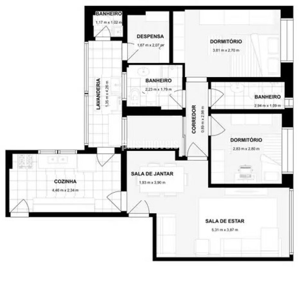 Apartamento, 2 quartos, 85 m² - Foto 25
